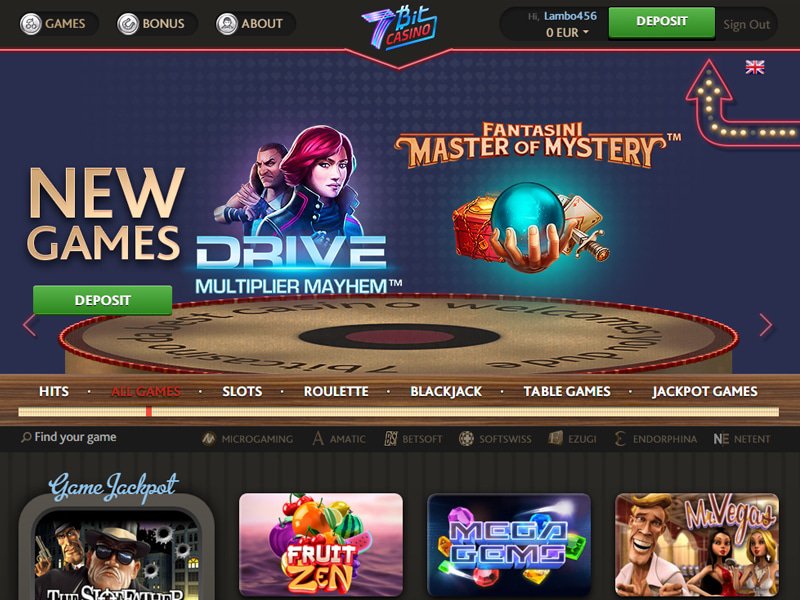7Bit Casino website