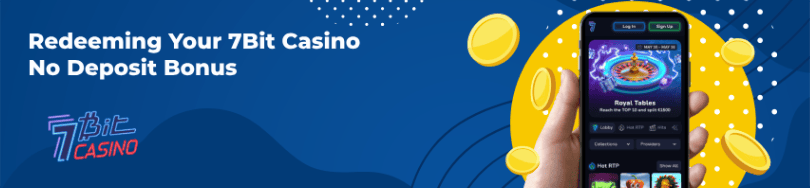 Banner of bonuses and promotions of 7Bit Casino