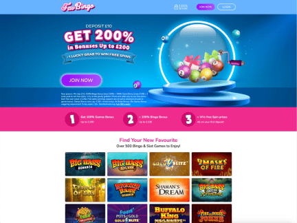 FavBingo Casino website