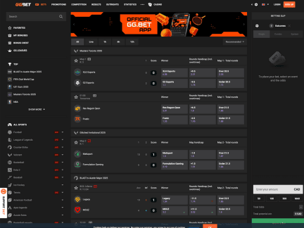 Ggbet Casino website
