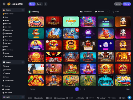 Jackpotter Casino software
