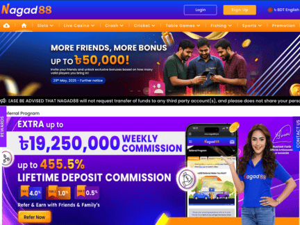 Nagad88 Casino website