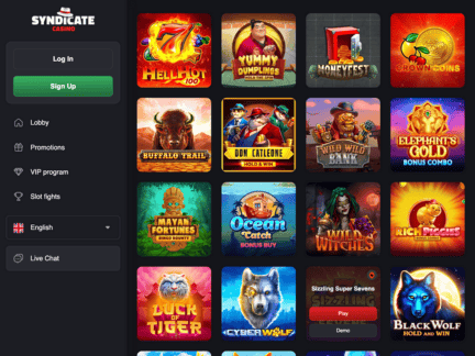 Syndicate Casino software