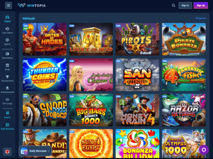 Wintopia Casino software