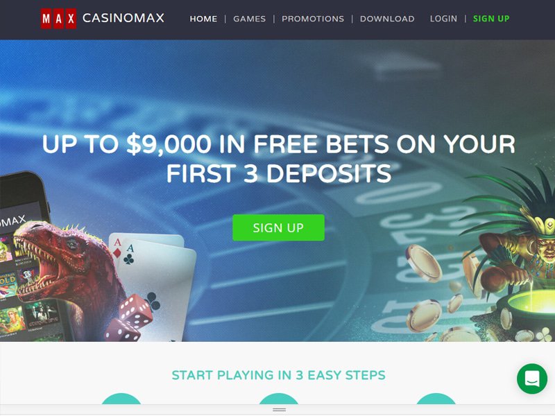 Max Casino website
